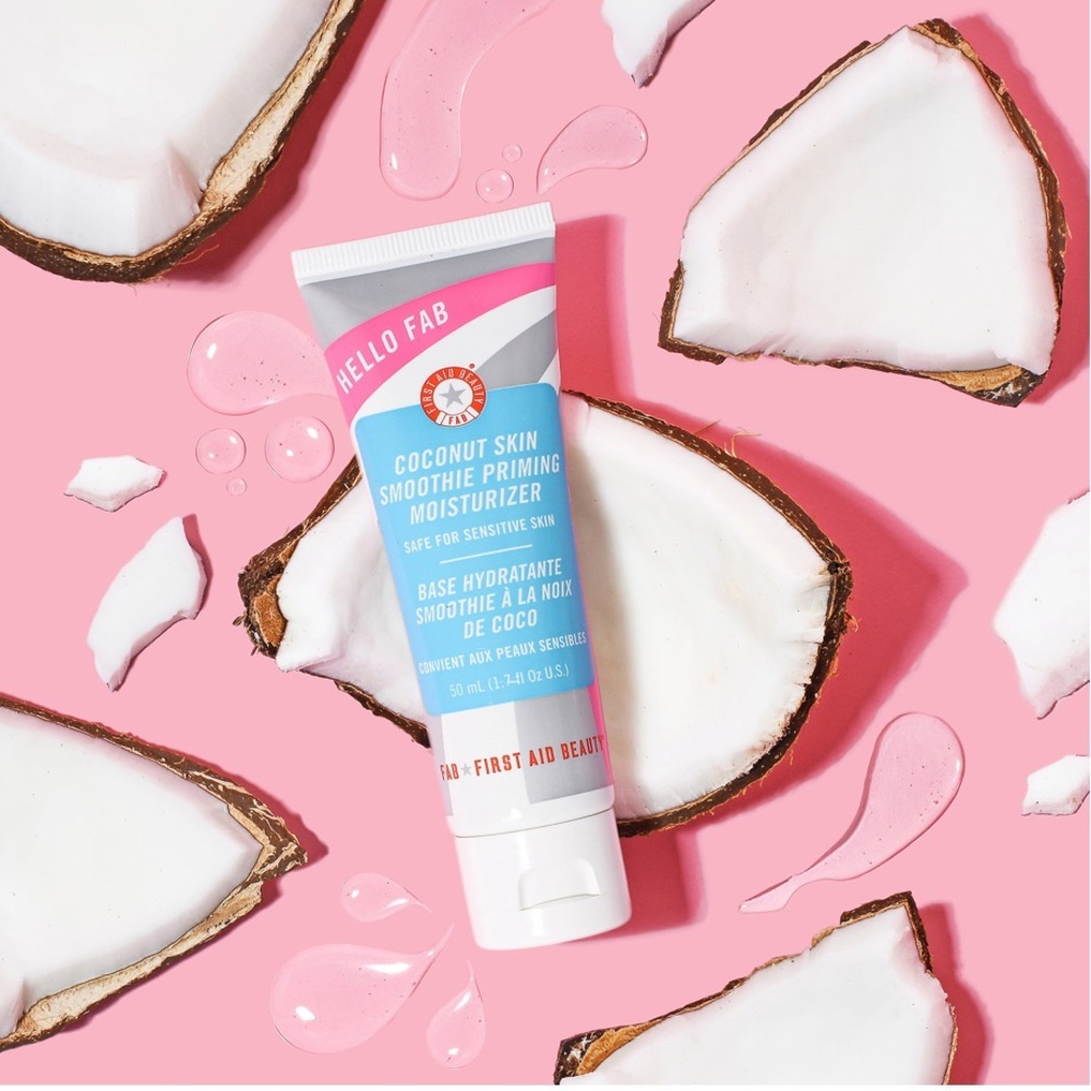 First Aid Beauty Hello FAB Coconut Skin Smoothie Primer 50ml - New in Box